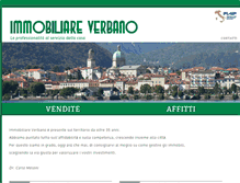 Tablet Screenshot of immobiliareverbano.it